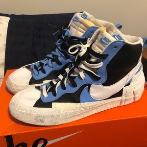 Blue Nike blazer sacai size 13